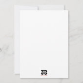 Cartoon Feiertagskarte (Rückseite)