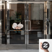 Cartoon Fensteraufkleber (Büro Tür)