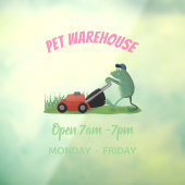 Cartoon Fensteraufkleber (Blatt 3)