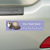 Cartoon Ferret Autoaufkleber (Auf Auto)