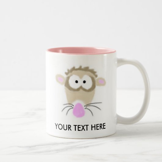 Cartoon Ferret Tasse (Rechts)