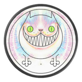 Cartoon Fett Katze Puck mit Cheshire Katze Grin