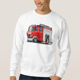 Cartoon-Feuerwehrfahrzeug Sweatshirt