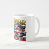 Cartoon-Feuerwehrhut Kaffeetasse (VorderseiteRechts)