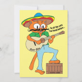 Cartoon Fiesta Cat Funny Cinco De Mayo Flachbildsc (Vorderseite)