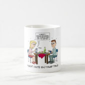 Cartoon; First date bij haar thuis. Kaffeetasse (Mittel)