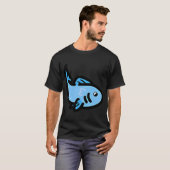 Cartoon-Fisch T-Shirt (Vorne ganz)