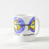 Cartoon Fische Fisch essen Fisch Kaffeetasse (VorderseiteRechts)