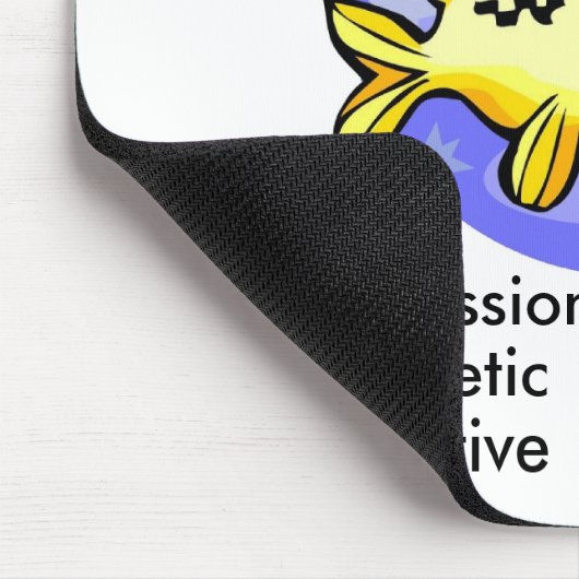 Cartoon Fische Fisch essen Fisch Mousepad (Ecke)