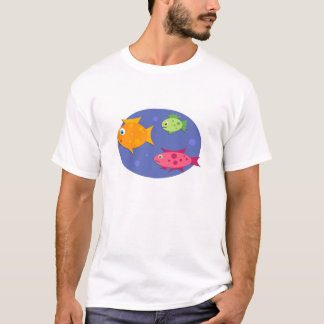 Cartoon-Fische T-Shirt