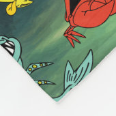 Cartoon-Fische Unterwasser Fleecedecke (Ecke)