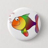 Cartoon Fish Button (Vorderseite)