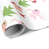 Cartoon Fish Geschenkpapier (Rolleneckpunkt)
