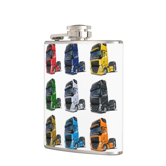 Cartoon Flachmann (Links)