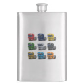 Cartoon Flachmann (Vorderseite)