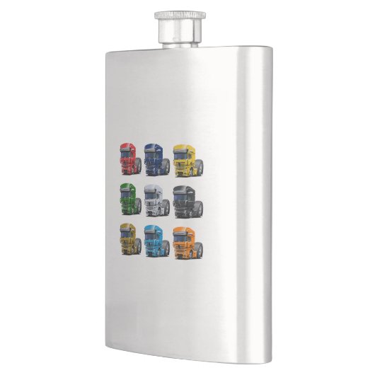 Cartoon Flachmann (Links)