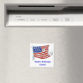 Cartoon Flag Waving Magnet (In Situ (Geschirrspüler))