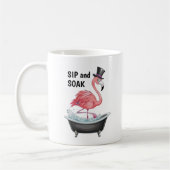 Cartoon Flamingo Kaffeetasse (Links)