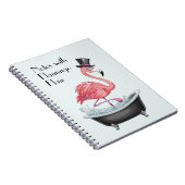 Cartoon Flamingo Notizblock (Rechte Seite)