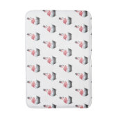 Cartoon Flamingo Pattern Badematte (Vorderseite Vertikal)