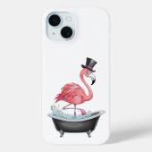 Cartoon Flamingo Phone Case (Rückseite)