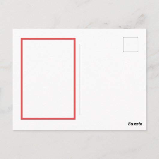 Cartoon Flamingo Vielen Dank Postkarte (Rückseite)