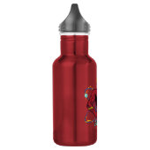 Cartoon Flash Atomic Graphic Edelstahlflasche (Links)