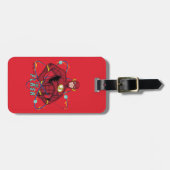 Cartoon Flash Atomic Graphic Gepäckanhänger (Vorderseite horizontal)