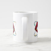 Cartoon Flash Atomic Graphic Jumbo-Tasse (Rückseite)