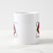Cartoon Flash Atomic Graphic Jumbo-Tasse (Vorderseite)