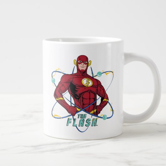 Cartoon Flash Atomic Graphic Jumbo-Tasse (Rechts)
