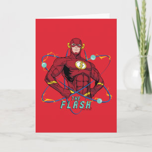 Cartoon Flash Atomic Graphic Karte