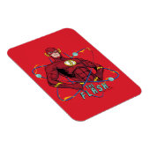 Cartoon Flash Atomic Graphic Magnet (Rechte Seite)