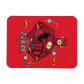 Cartoon Flash Atomic Graphic Magnet (Horizontal)