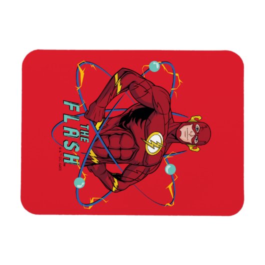Cartoon Flash Atomic Graphic Magnet (Horizontal)