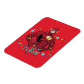 Cartoon Flash Atomic Graphic Magnet (Linke Seite)