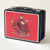 Cartoon Flash Atomic Graphic Metall Brotdose (Rückseite)