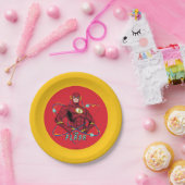 Cartoon Flash Atomic Graphic Pappteller (Party)