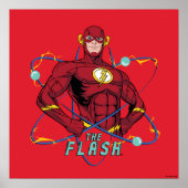 Cartoon Flash Atomic Graphic Poster (Vorne)