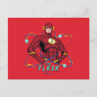 Cartoon Flash Atomic Graphic Postkarte