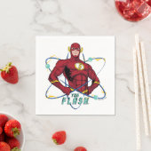 Cartoon Flash Atomic Graphic Serviette (Beispiel)