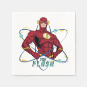 Cartoon Flash Atomic Graphic Serviette (Vorderseite)