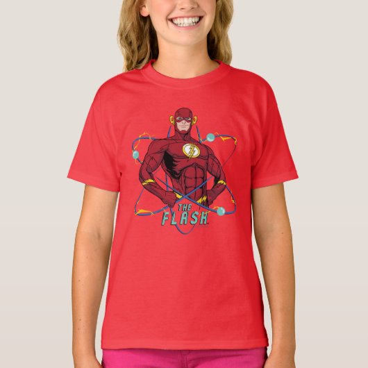 Cartoon Flash Atomic Graphic T-Shirt (Vorderseite)