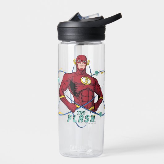 Cartoon Flash Atomic Graphic Trinkflasche (Links)