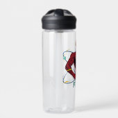 Cartoon Flash Atomic Graphic Trinkflasche (Vorderseite)