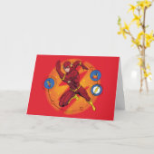 Cartoon Flash-Labor mit grafischer Darstellung Karte (Gelbe Blume)