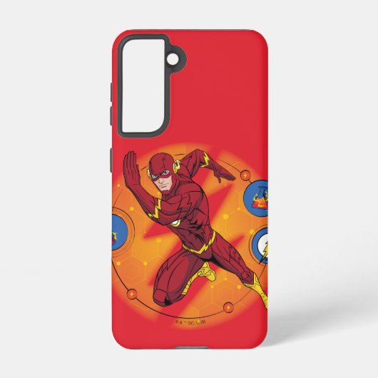 Cartoon Flash-Labor mit grafischer Darstellung Samsung Galaxy Hülle (Rückseite)