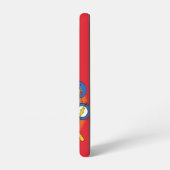 Cartoon Flash-Labor mit grafischer Darstellung Samsung Galaxy Hülle (Linke Seite)