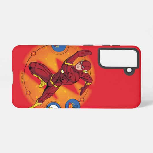 Cartoon Flash-Labor mit grafischer Darstellung Samsung Galaxy Hülle (Rückseite (Horizontal))