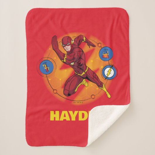 Cartoon Flash-Labor mit grafischer Darstellung Sherpadecke (Vorderseite)